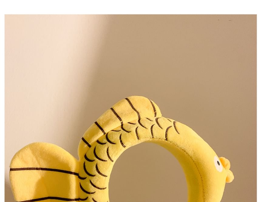 Fish Headband Face Chenille Wash