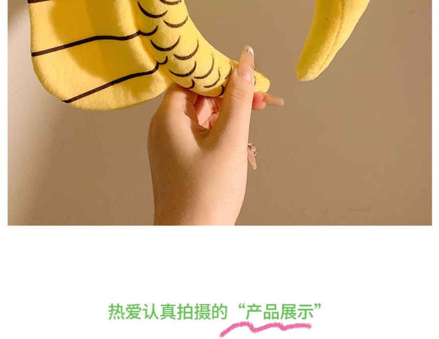 Fish Headband Face Chenille Wash