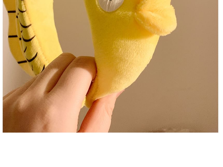 Fish Headband Face Chenille Wash