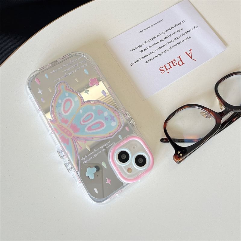 Butterfly Case Phone Mirrored Print