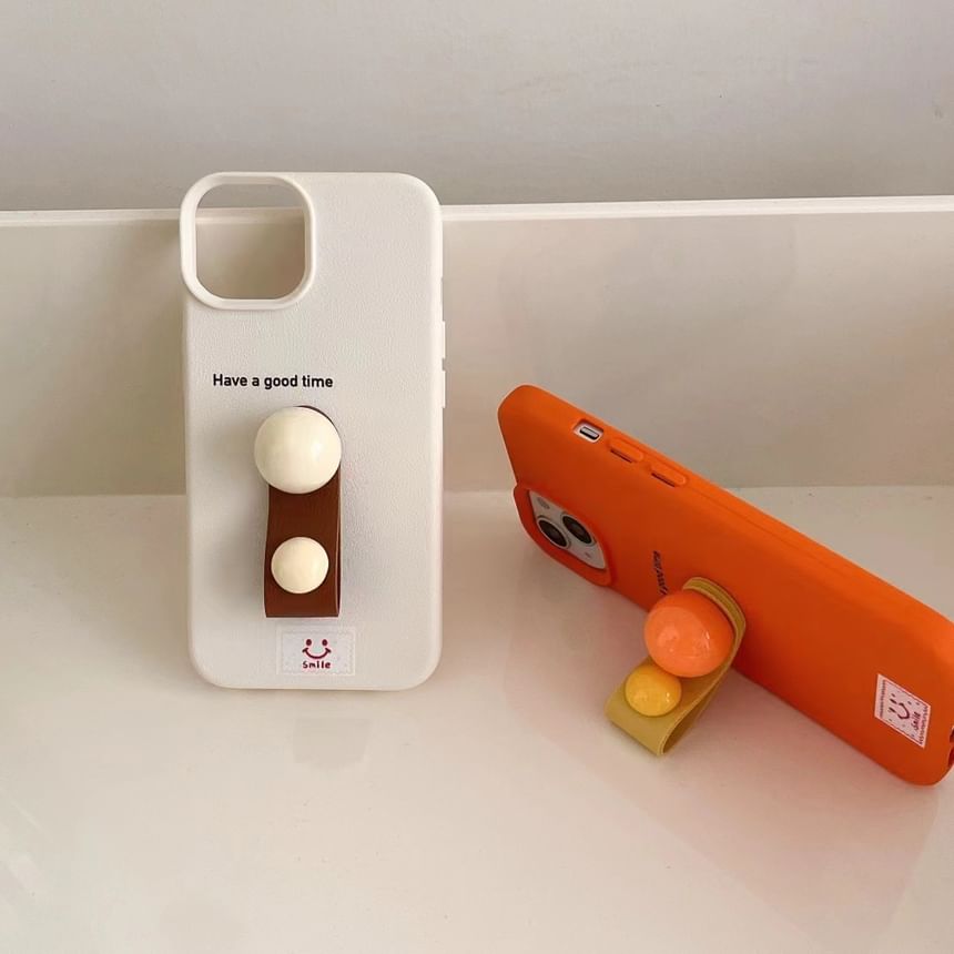 Case Phone Finger Beaded Strap