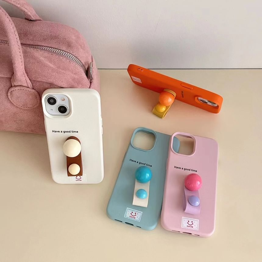 Case Phone Finger Beaded Strap