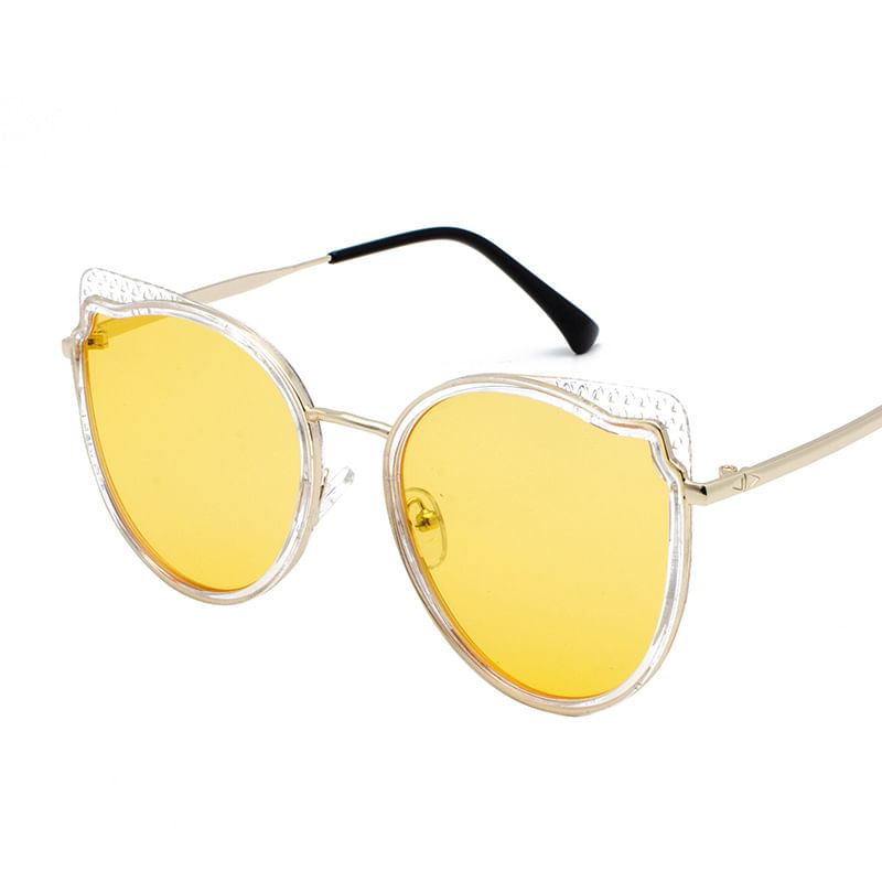 Metal Sunglasses Cat Eye Frame