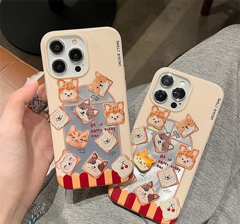 Case Set Adhesive Decoration / Animal Phone