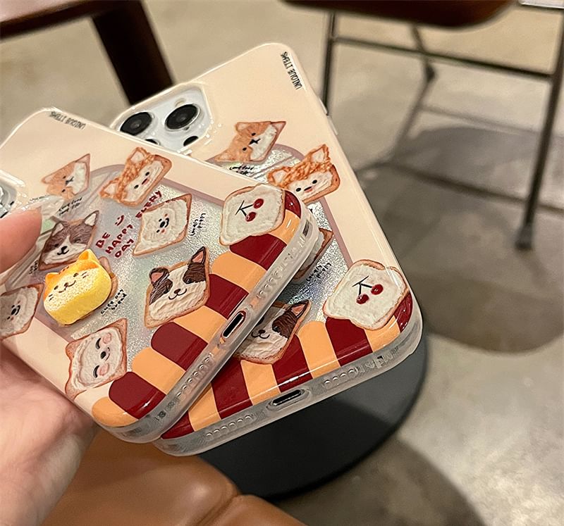 Case Set Adhesive Decoration / Animal Phone