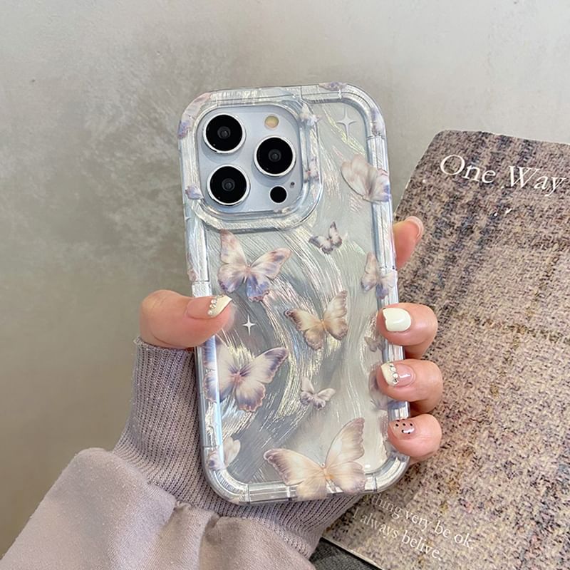 Set Strap Butterfly Case Phone /