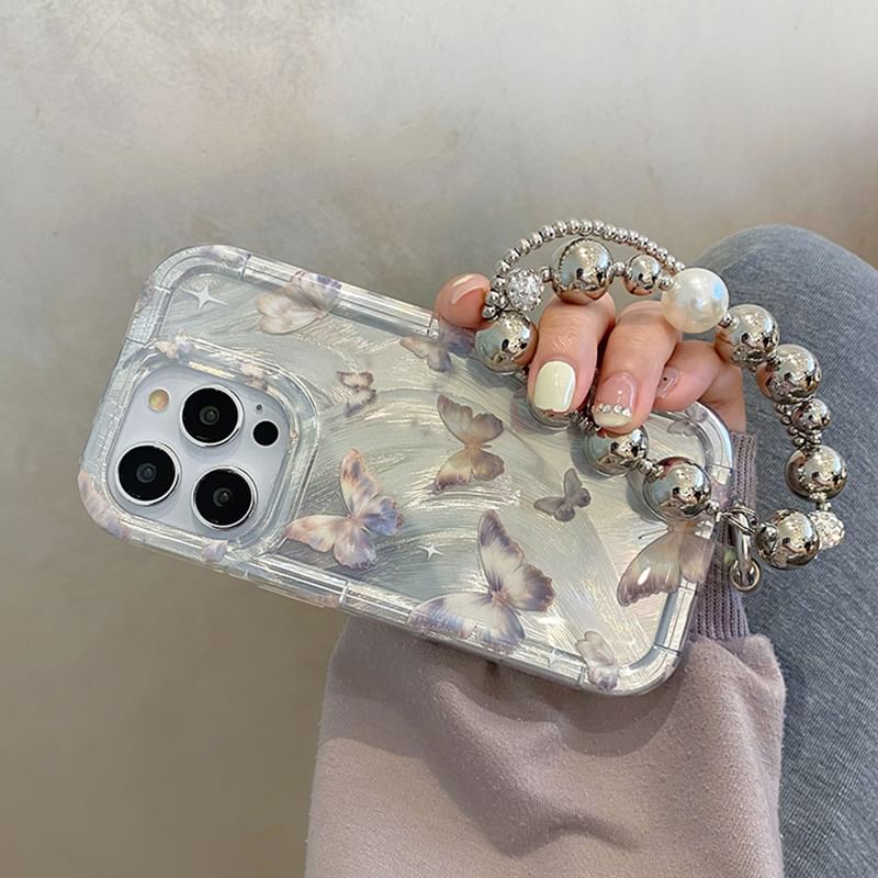 Set Strap Butterfly Case Phone /
