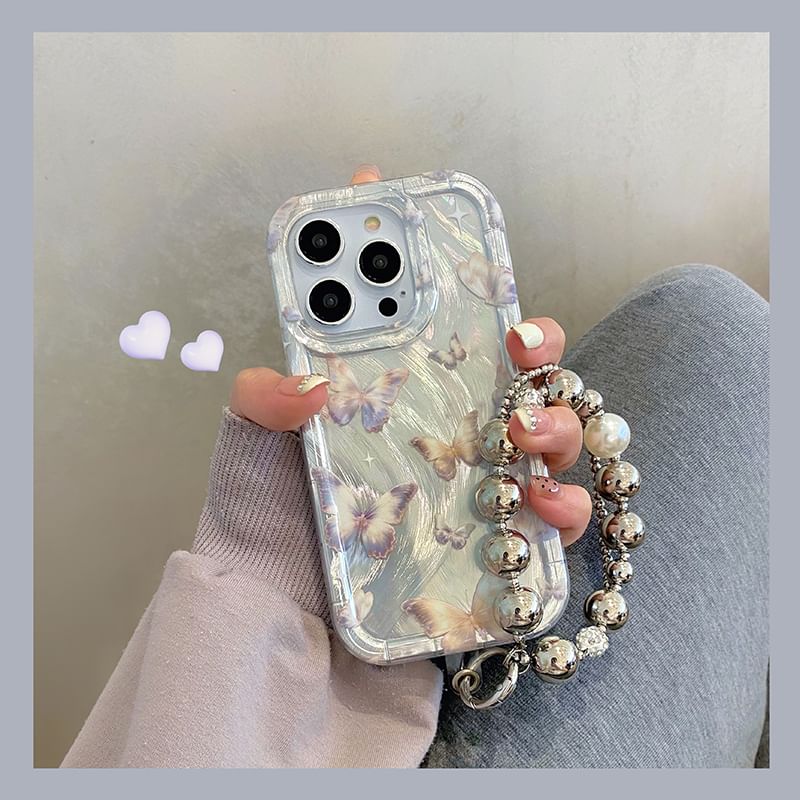 Set Strap Butterfly Case Phone /