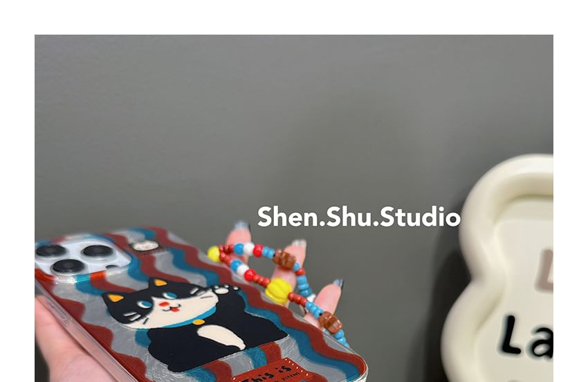 Cat Case Strap Phone