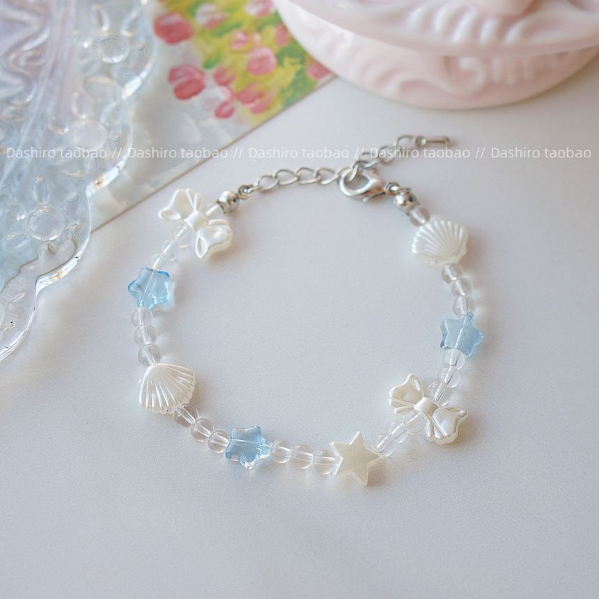 Shell Beaded Bracelet Star