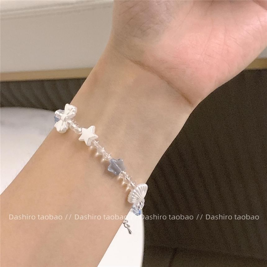 Shell Beaded Bracelet Star