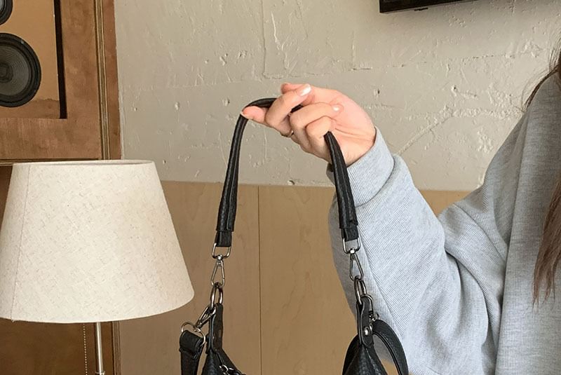 Leather Shoulder Faux Bag Tassel