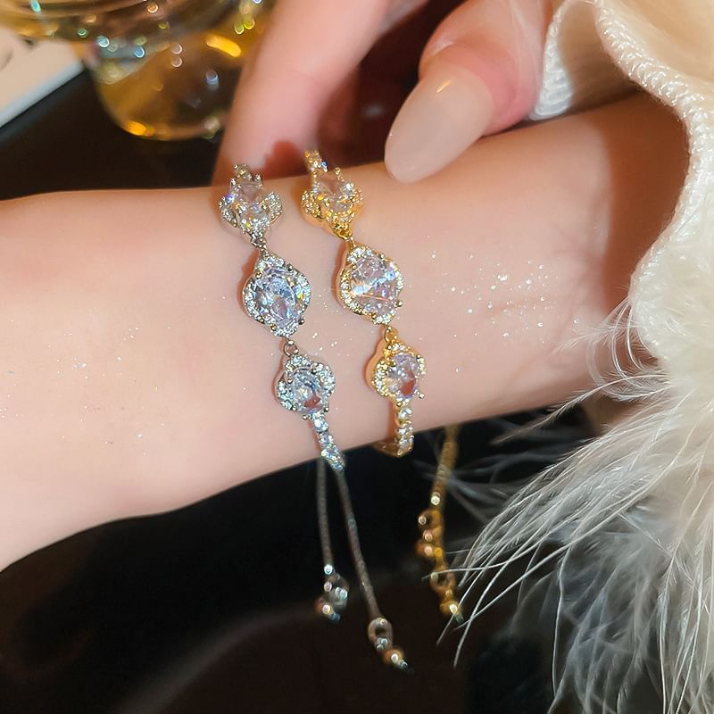 Floral CZ Bracelet