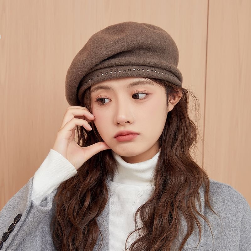 Beret Studded Hat