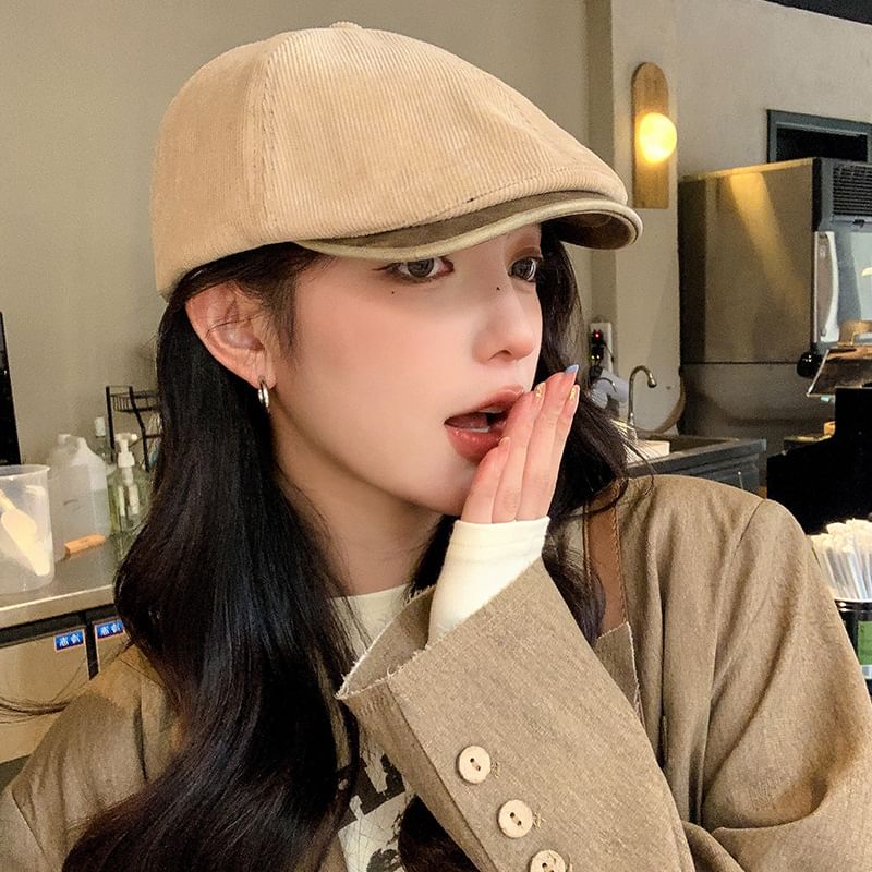 Flat Corduroy Cap