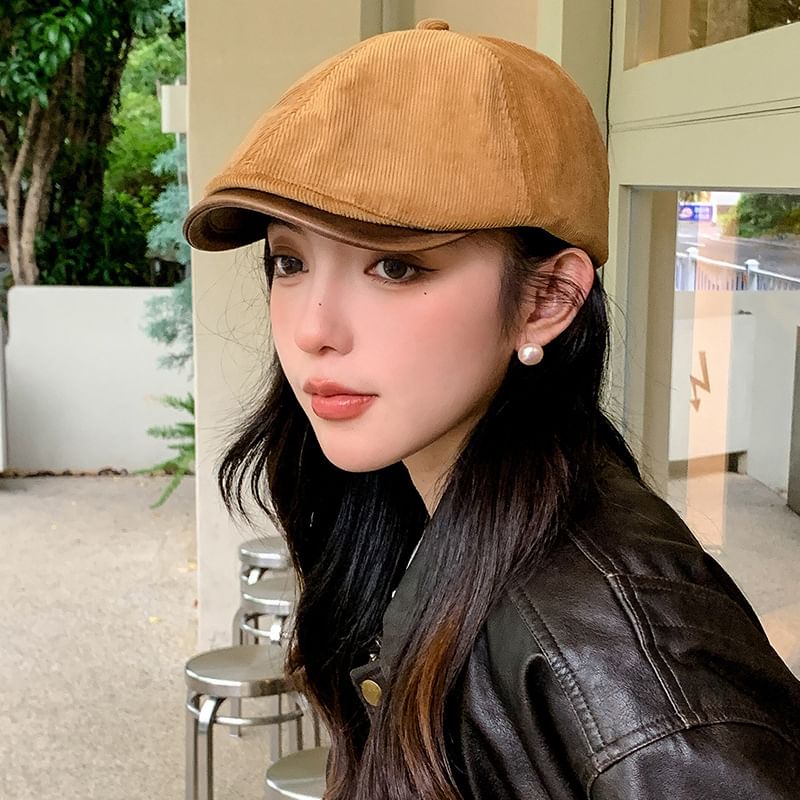 Flat Corduroy Cap
