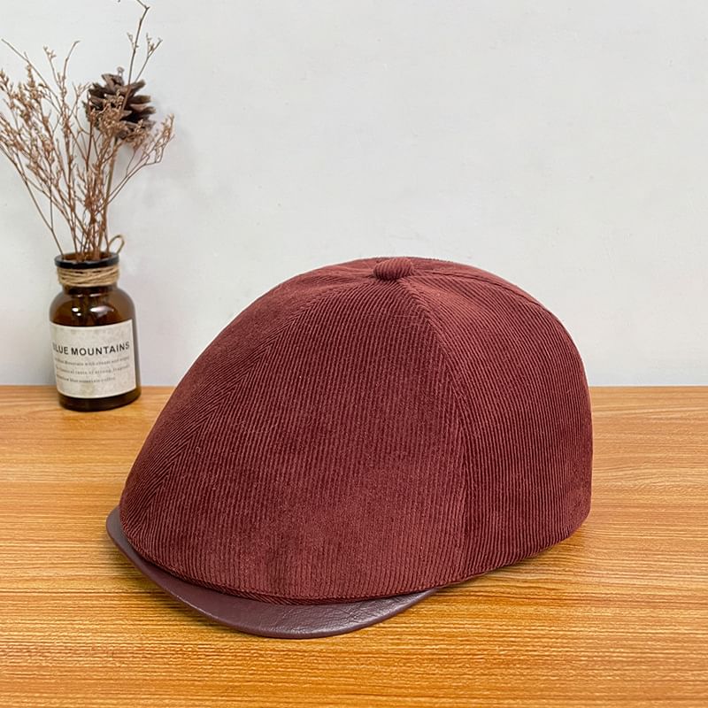 Flat Corduroy Cap