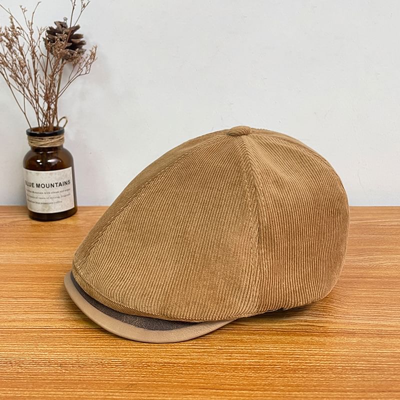 Flat Corduroy Cap