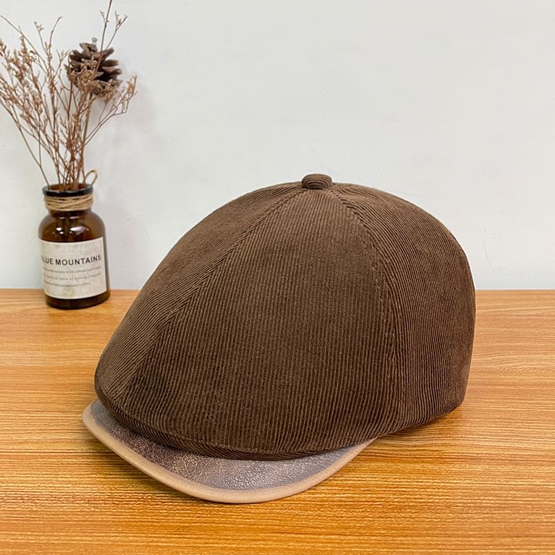 Flat Corduroy Cap