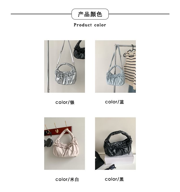 Bag Bow Shoulder Ruched
