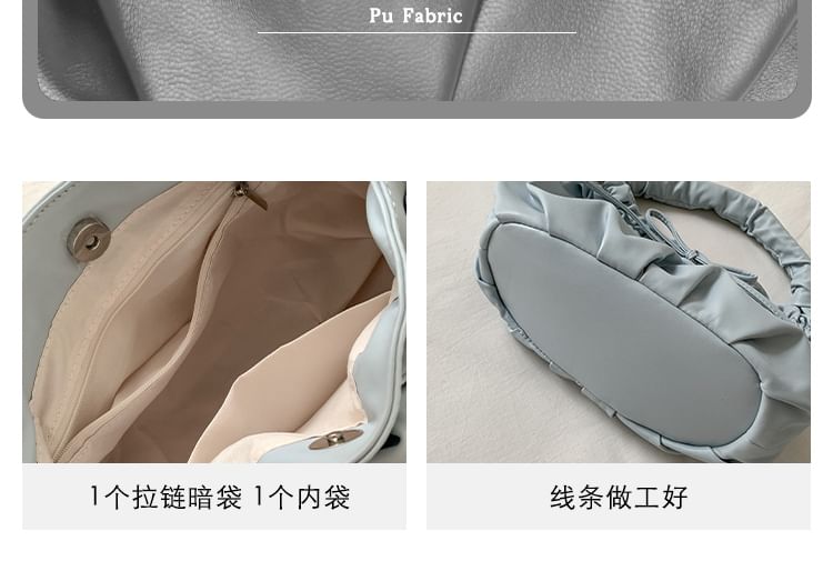 Bag Bow Shoulder Ruched