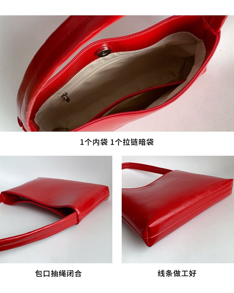 Faux Shoulder Bag Leather