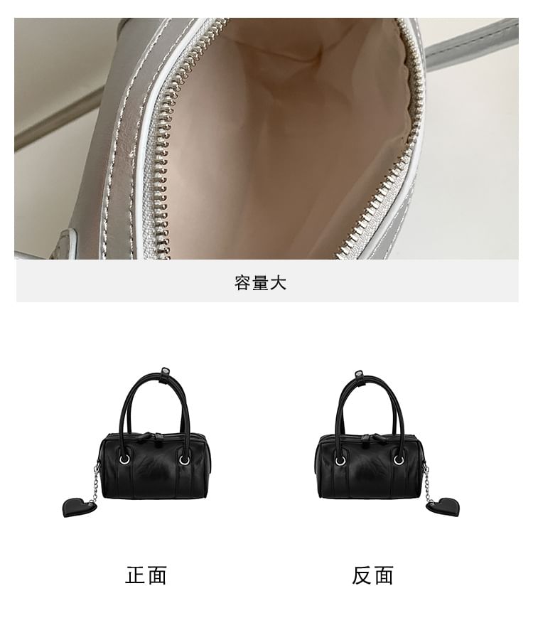 Faux Bag Boston Leather