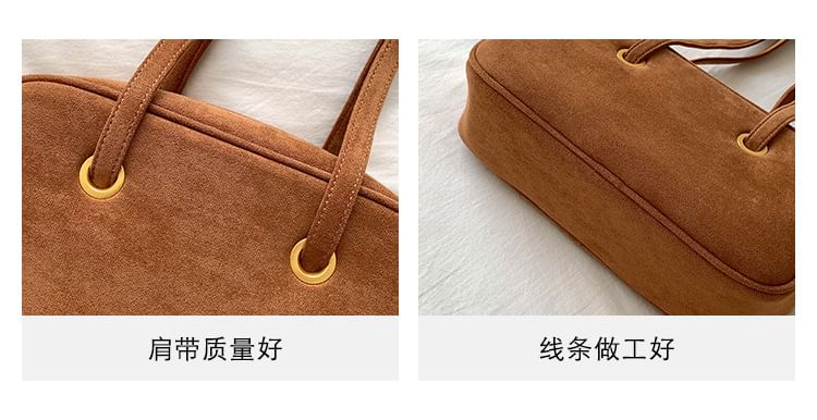 Suede Faux Shoulder Bag