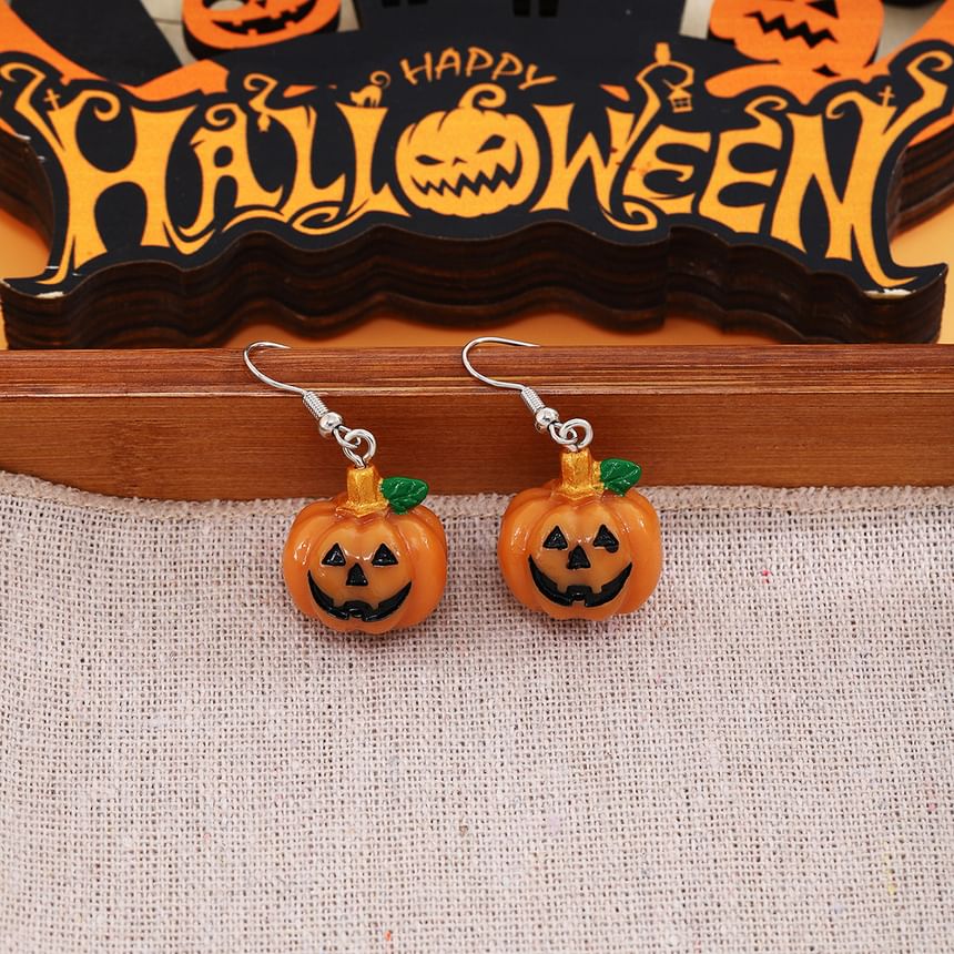 Halloween Resin Drop Earring