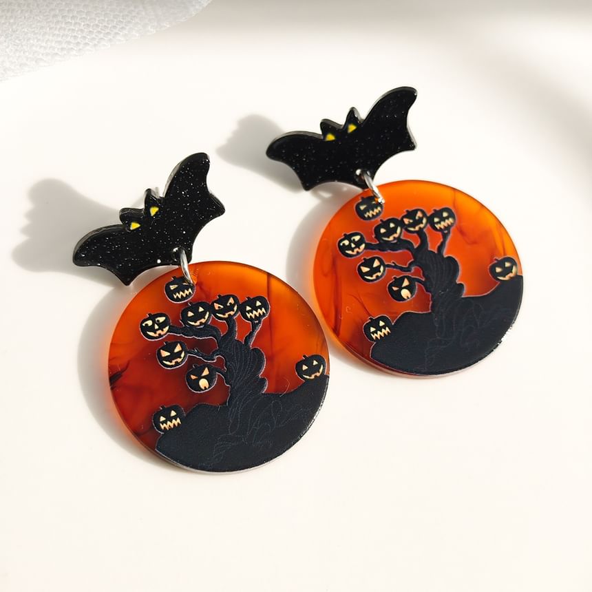 Halloween Acrylic Drop Earring