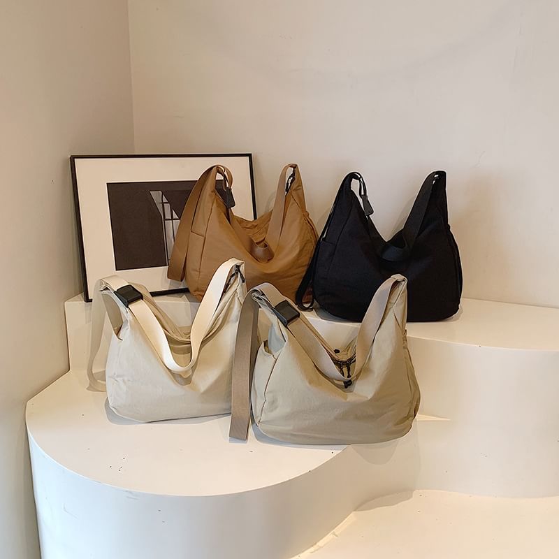 Nylon Crossbody Plain Bag