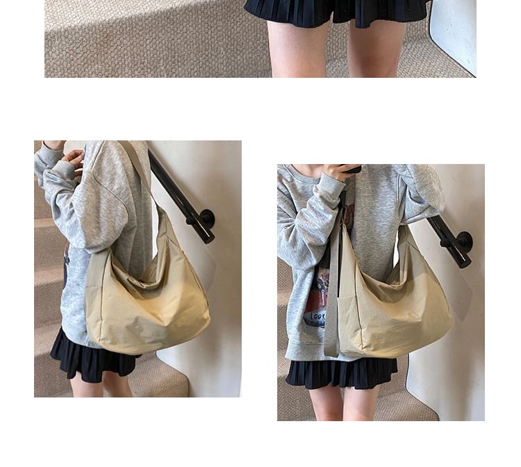 Nylon Crossbody Plain Bag