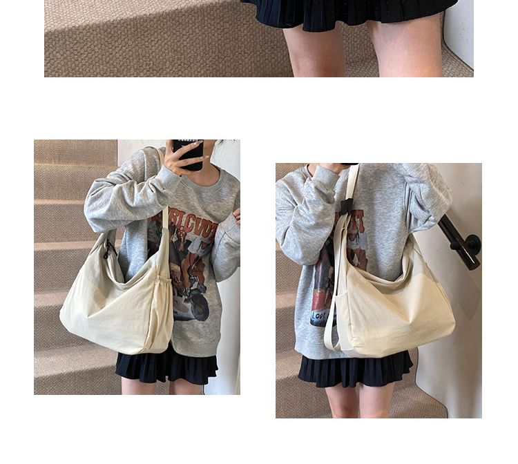 Nylon Crossbody Plain Bag