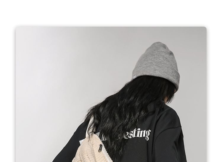 Bag Corduroy Belt Plain