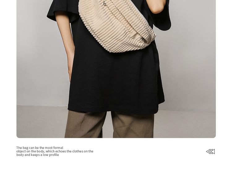 Bag Corduroy Belt Plain