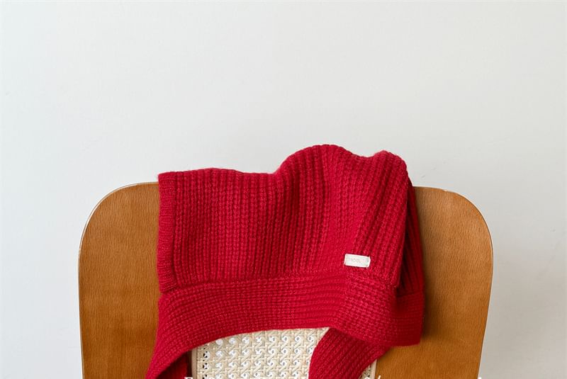 Bonnet Hat Knit Plain