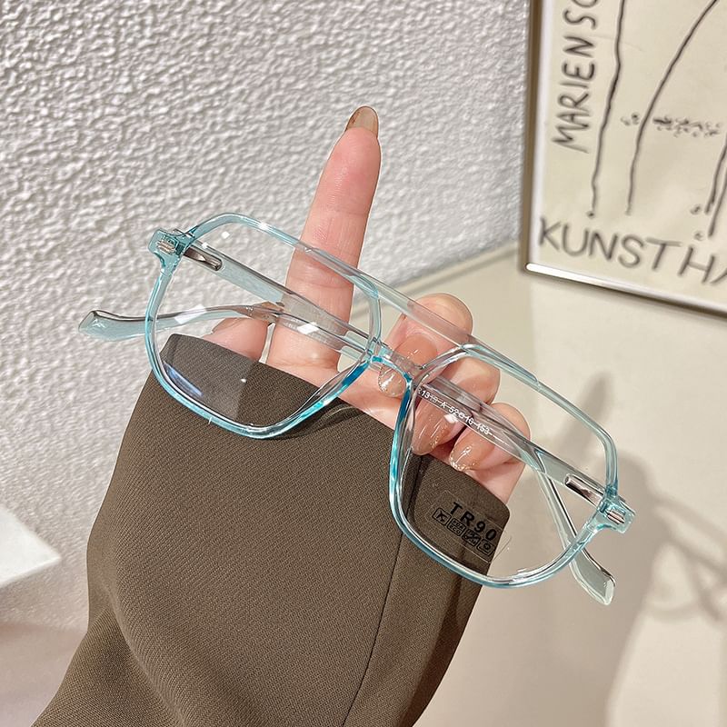 Frame Hexagon Eyeglasses