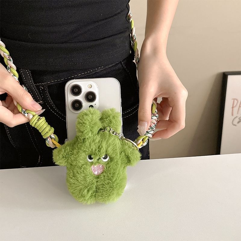 Plush On Lanyard Phone Monster Clip