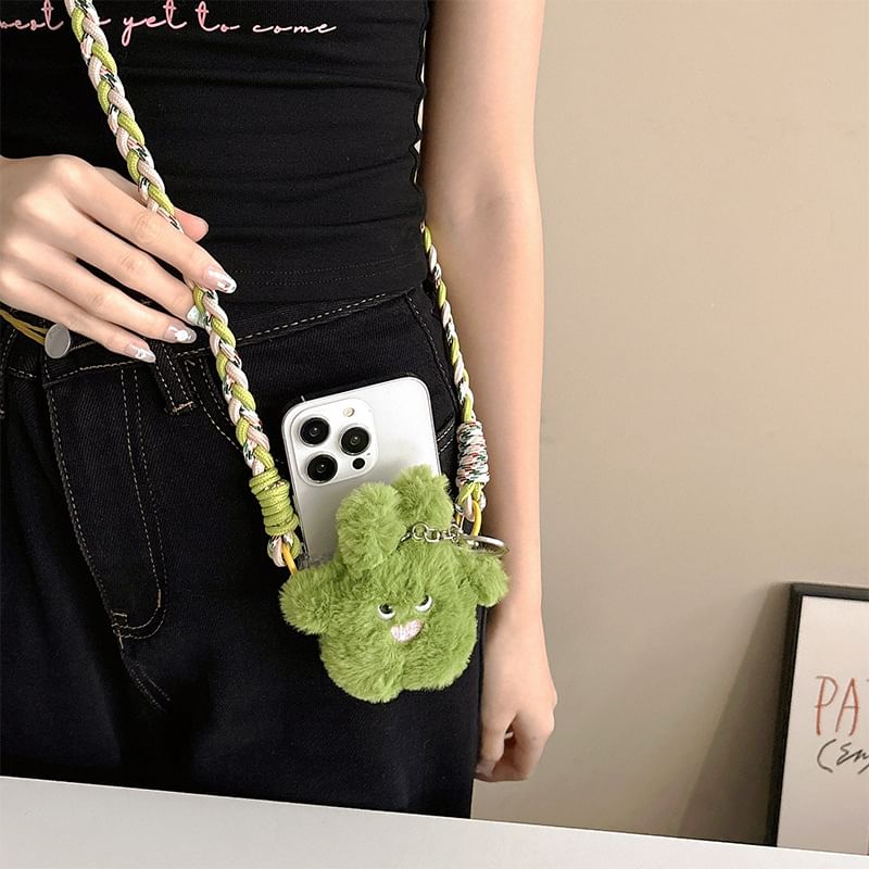Plush On Lanyard Phone Monster Clip