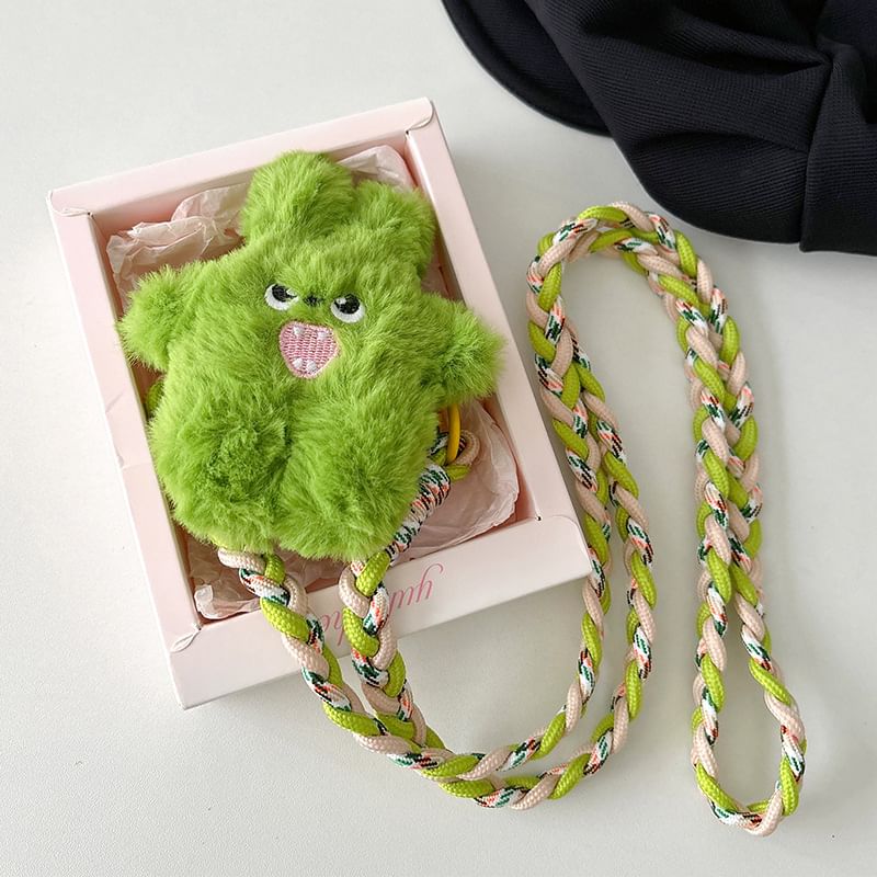 Plush On Lanyard Phone Monster Clip