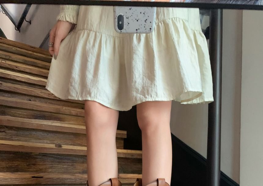 Faux Mid-Calf Chunky Heel Leather Embroidered Cowboy Boots