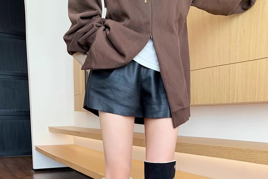 Platform Over-the-Knee Buckled Boots Plain