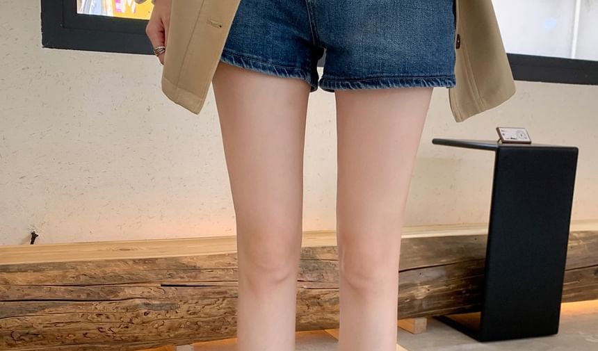 Platform Genuine Mid-Calf Boots Leather Plain