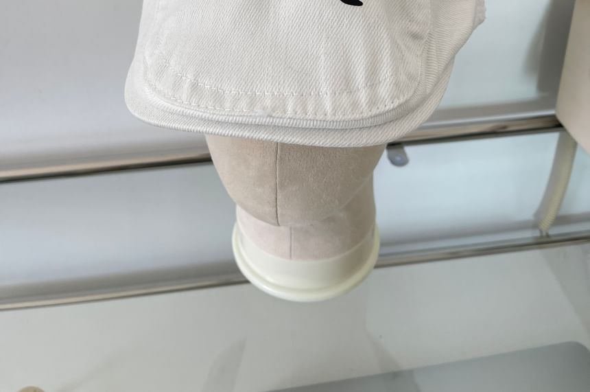 Cap Newsboy Print Bow