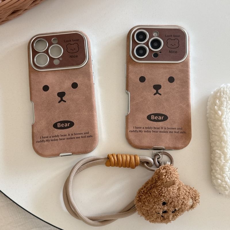 Case Phone Set Bear Strap /
