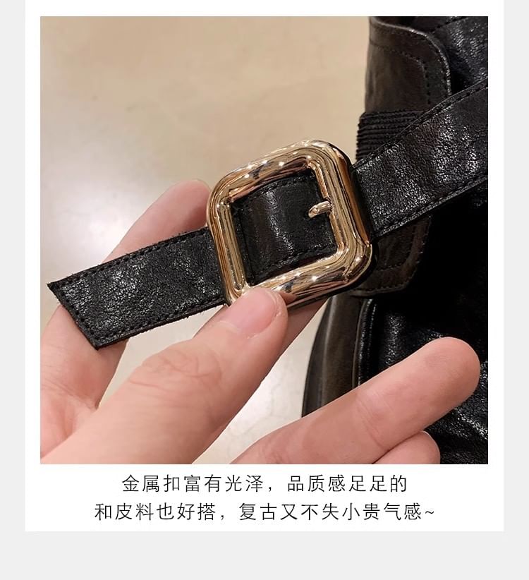 Buckled Shoes Platform