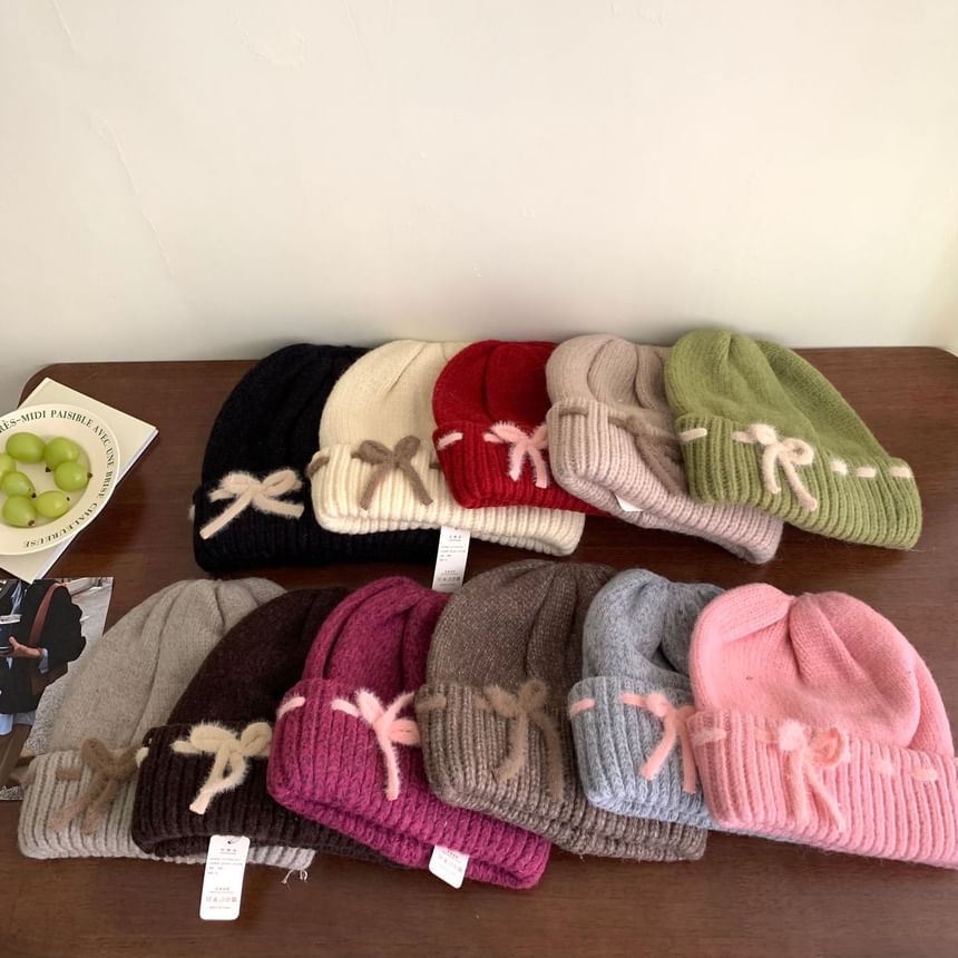 Beanie Bow Knit