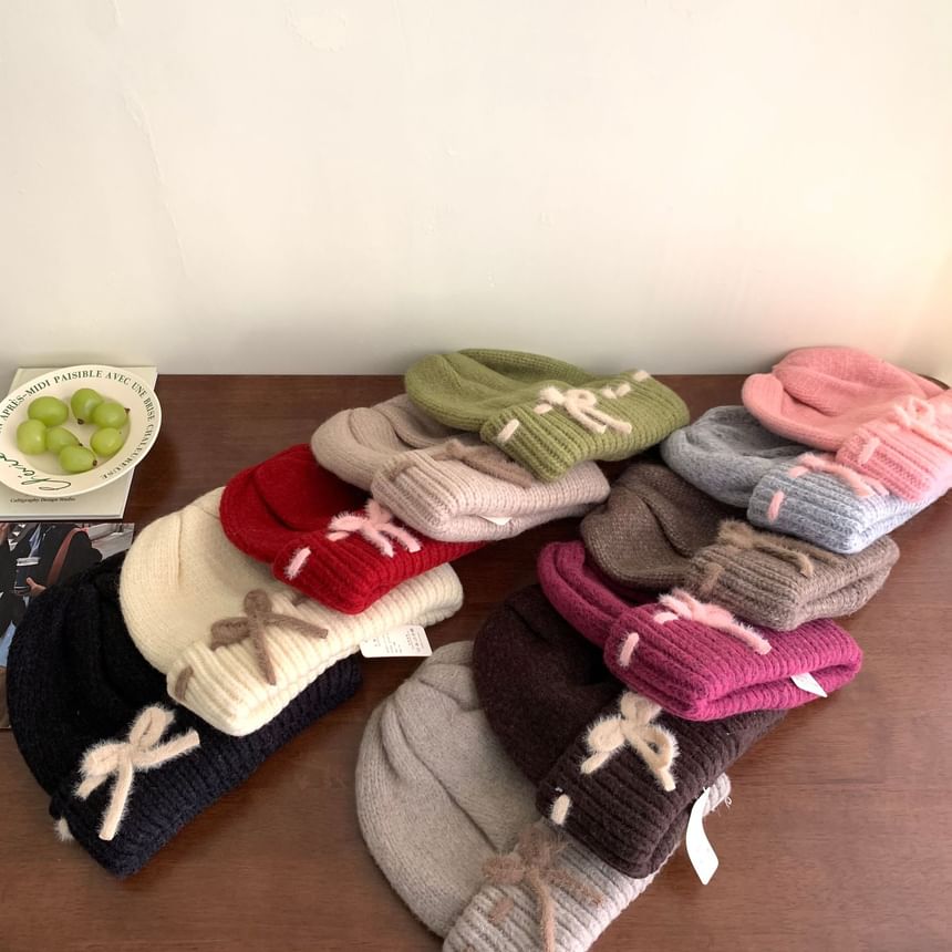Beanie Bow Knit