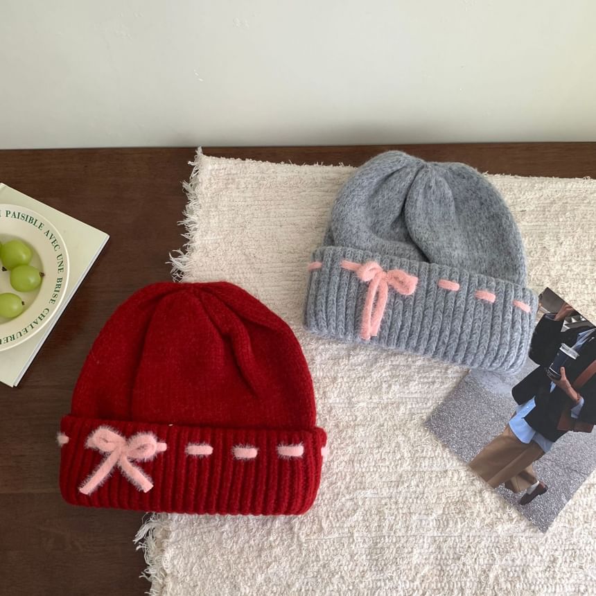 Beanie Bow Knit