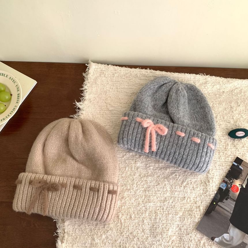 Beanie Bow Knit
